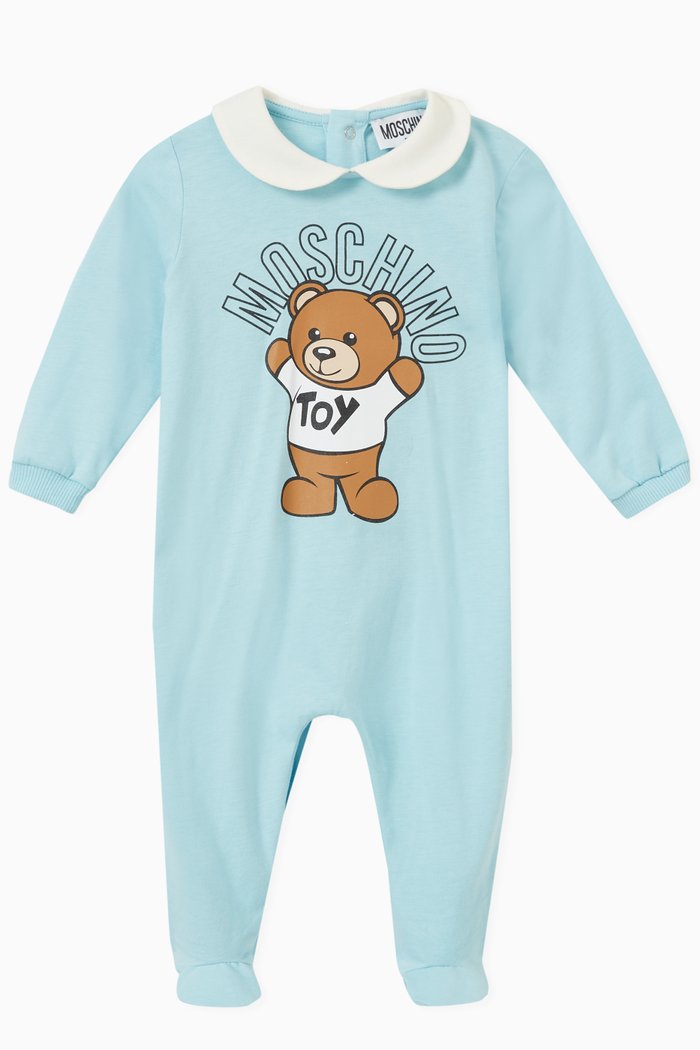 

Teddy Pyjamas in Cotton, Blue