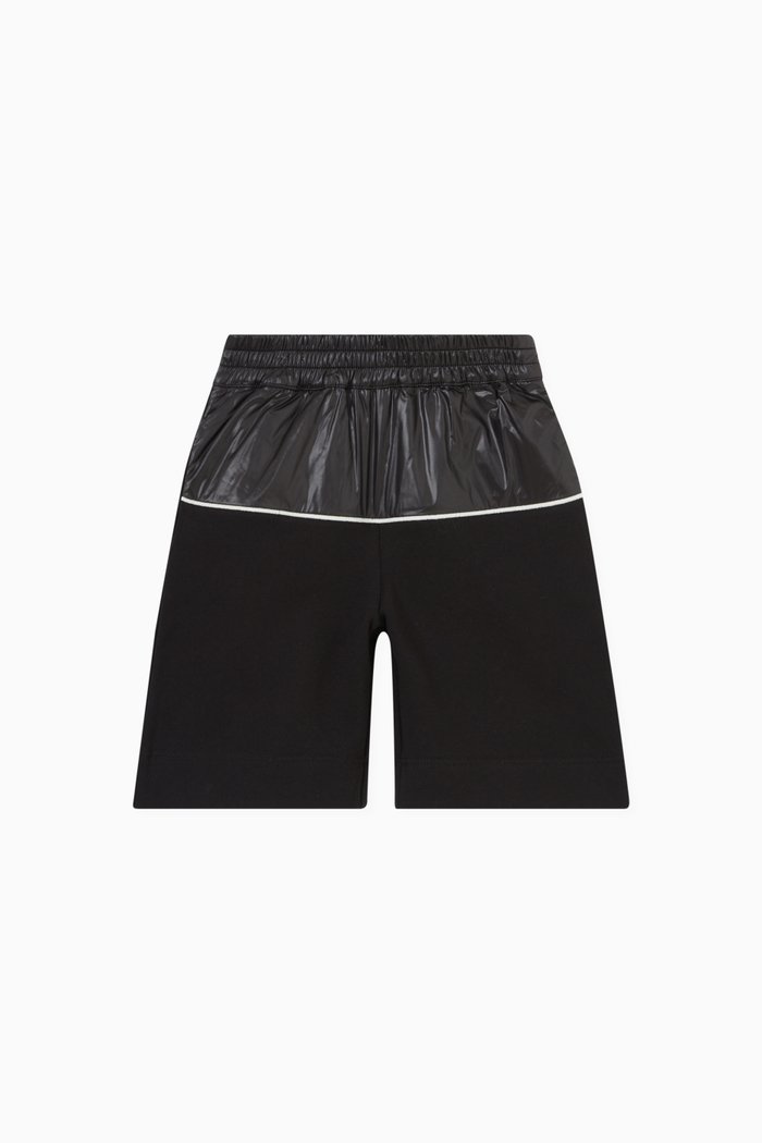 

Logo Bermuda Shorts in Cotton, Black