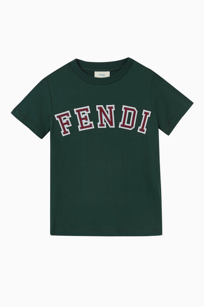 

Logo T-shirt in Cotton, Green