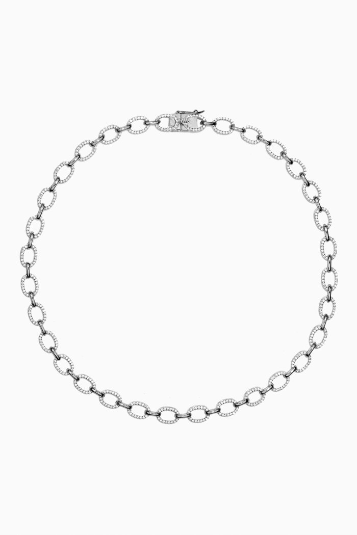 

Vanine Simple Choker in Sterling Silver