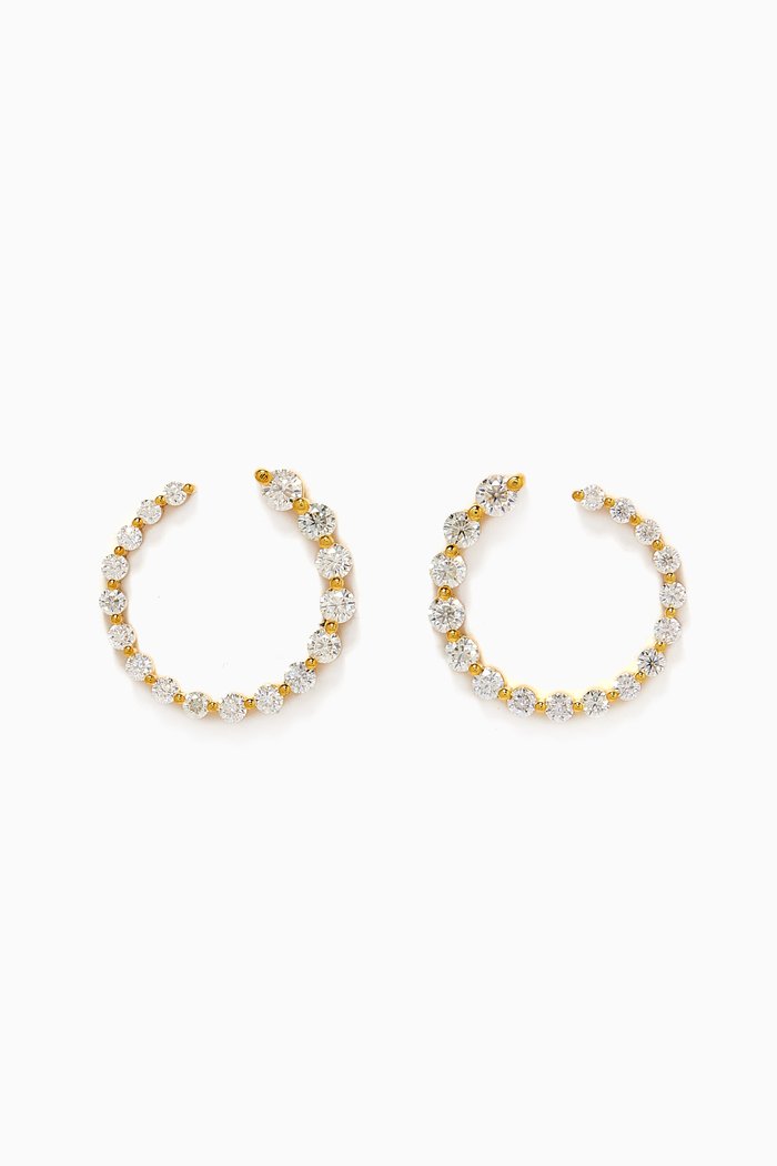 

Imperial Earrings in Gold Vermeil, Yellow
