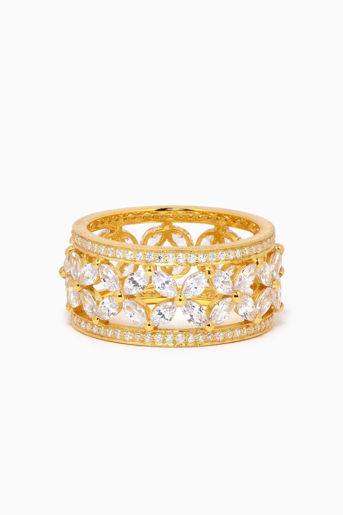 

Queen Filipina Ring in Gold Vermeil, Yellow