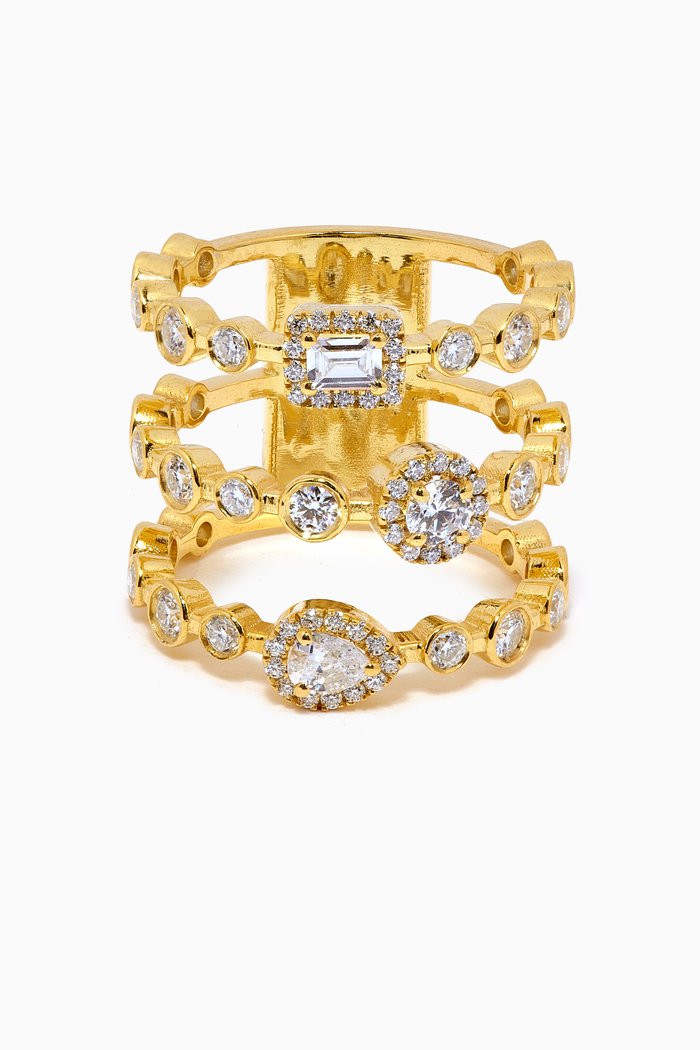 

Vetiver Ring in Gold Vermeil, Yellow