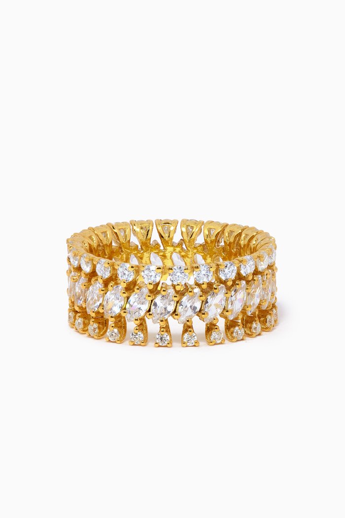 

Ginger Simple Ring in Gold Vermeil, Yellow