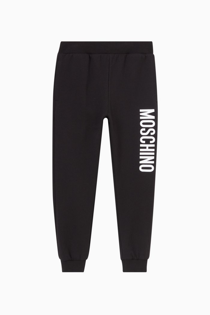 

Logo Print Sweatpants in Cotton, Black