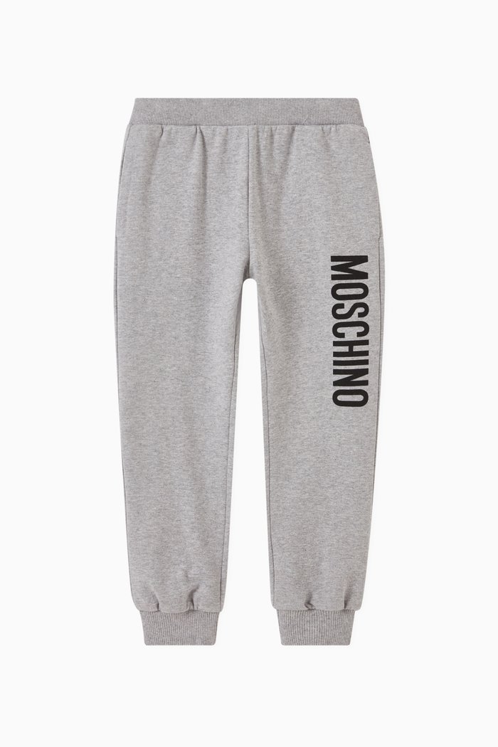 

Logo Print Sweatpants in Cotton, Grey