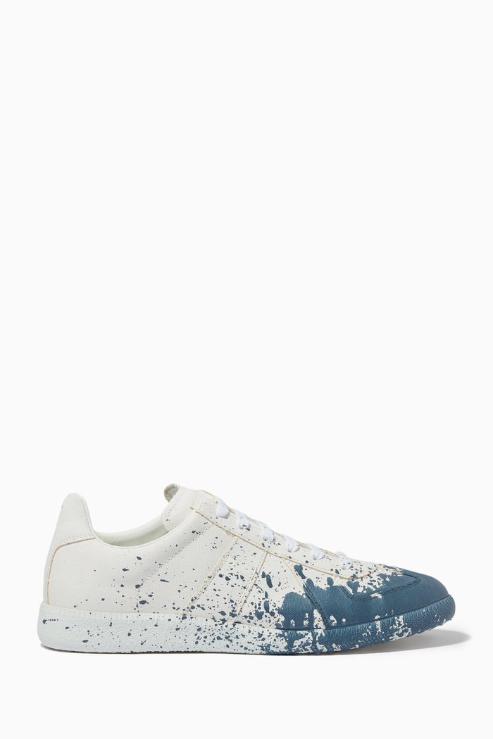 

Replica Sneakers in Cotton Canvas, Multicolour