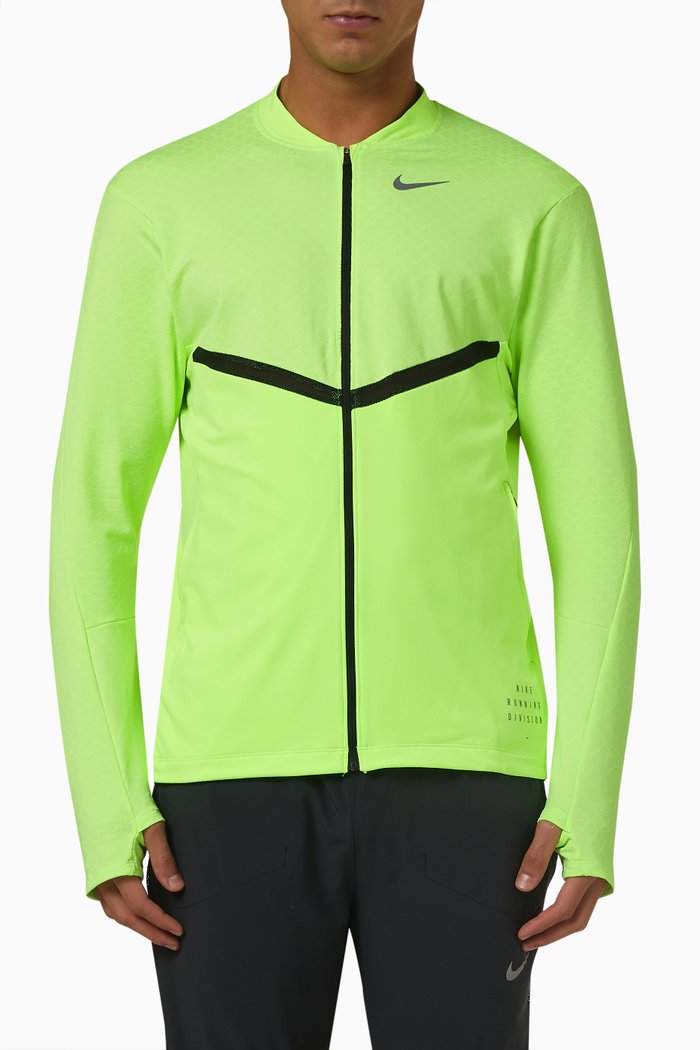 

Dri-FIT Run Division Zip-up Running Top, Green