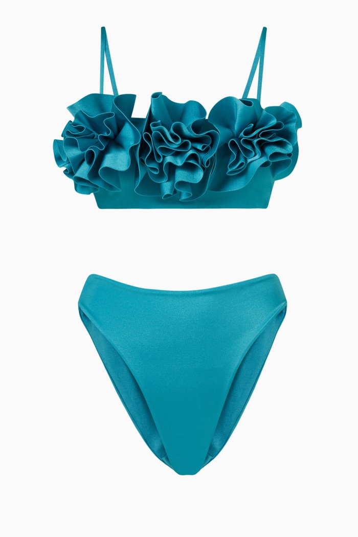 

Ondina Bikini in Stretch Nylon, Blue