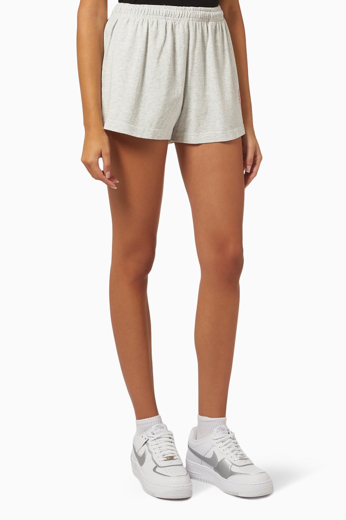 

Prince Disco Shorts in Cotton, Grey