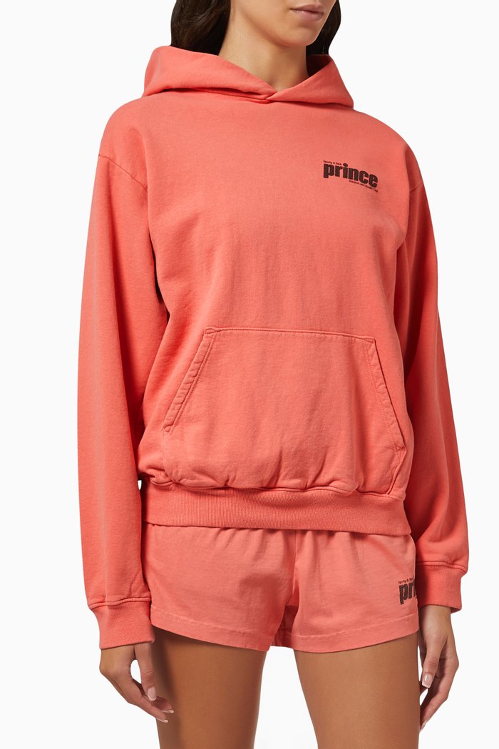 

Prince Sporty Hoodie in Cotton, Pink