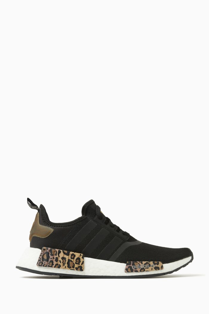 

NMD_R1 Sneakers in Recycled Textile, Black