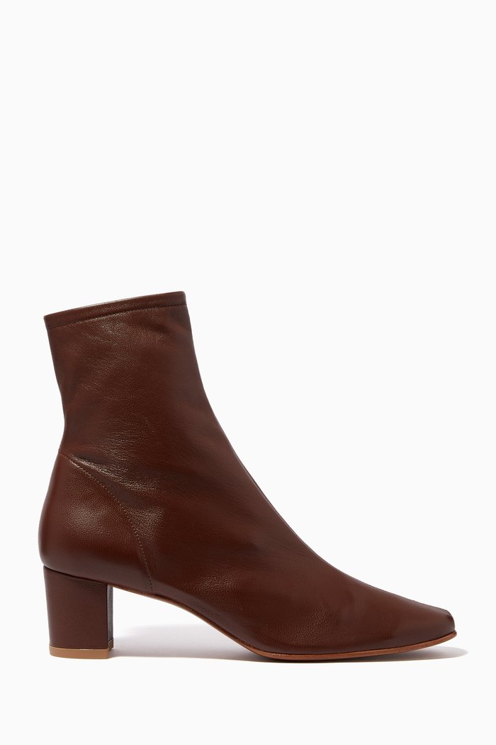 

Sofia Boots in Leather, Brown