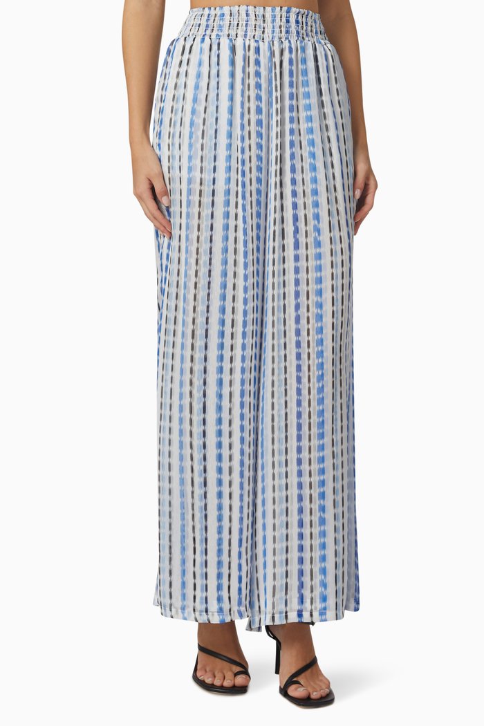 

Talah Printed Pants, Blue