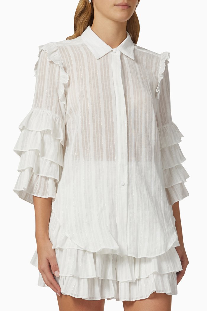 

Juana Top in Cotton, White