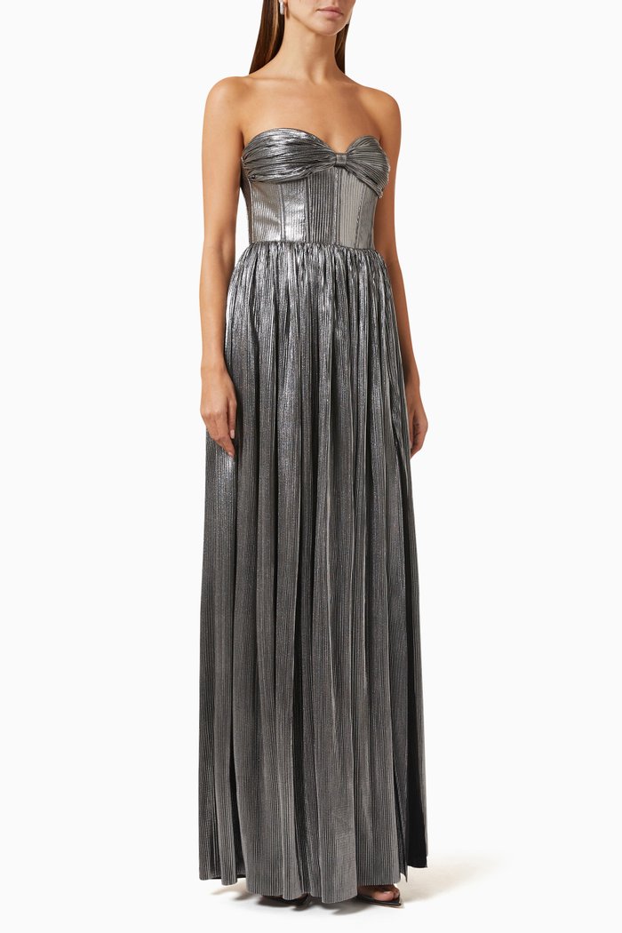 

Florence Maxi Dress in Lurex-jersey, Silver