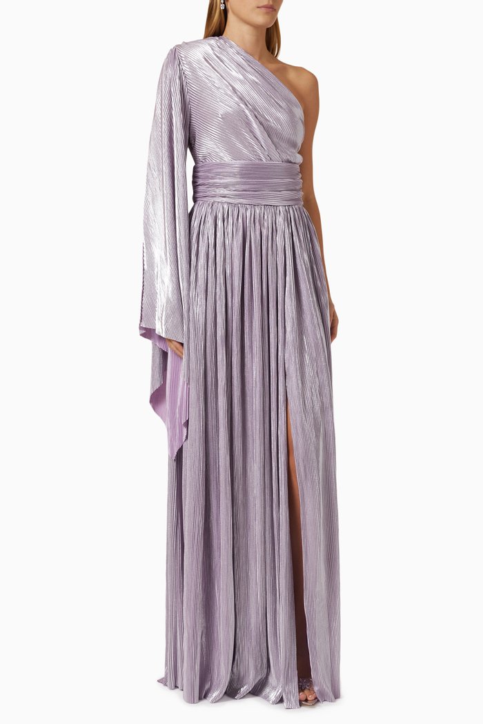 

Florence Gown in Metallic Lamé, Purple