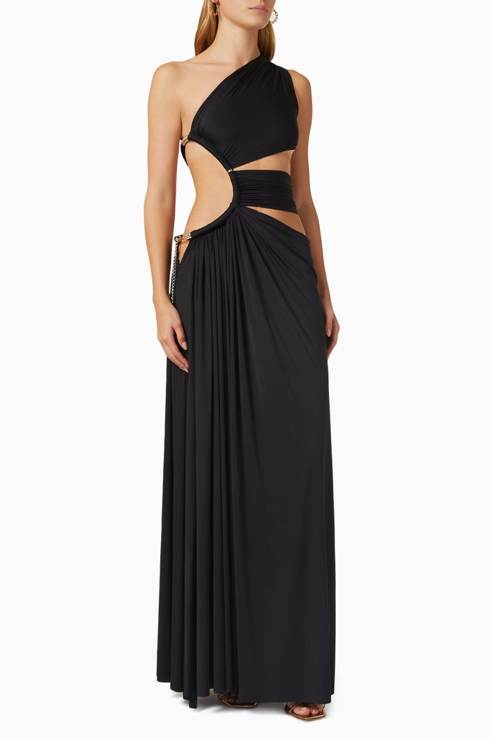 

Jamilia Gown in Stretch Nylon, Black