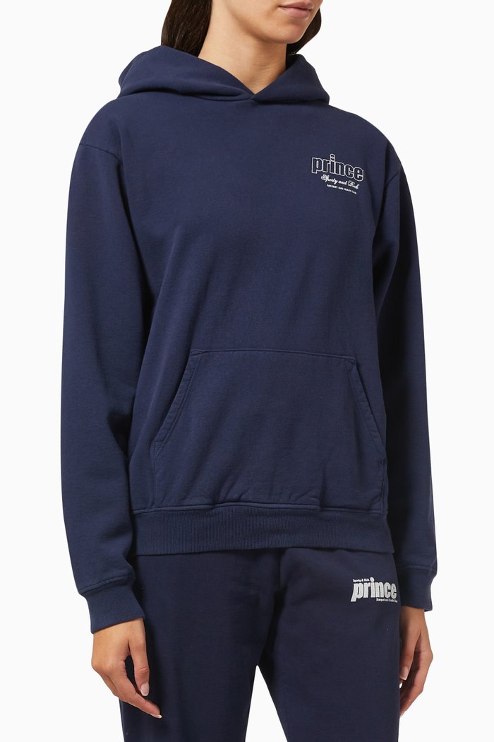 

Prince Health Hoodie in Cotton, Blue