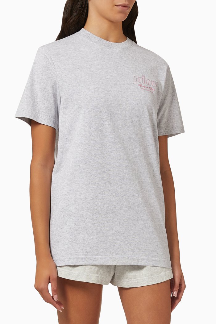 

Prince Health T-shirt in Cotton, Grey