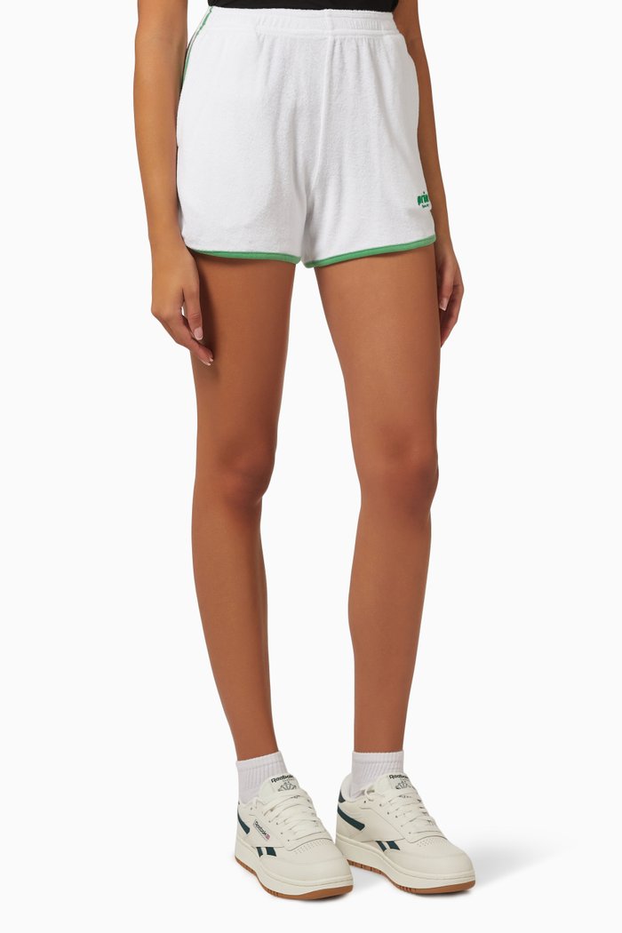

Prince Sponge Shorts in Cotton, White