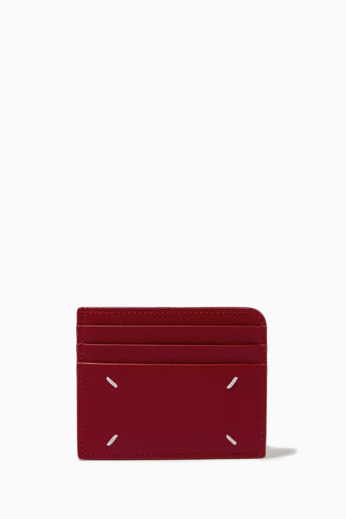

Icons Cardholder in Leather, Red