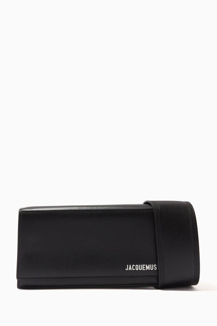 

Le Bambino Homme Bag in Leather, Black