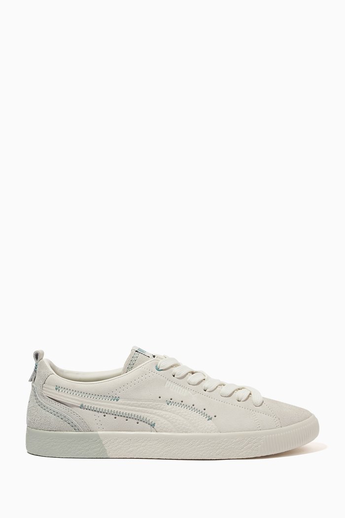 

VTG Beautiful Flaw Sneakers in Mixed Leather, Grey
