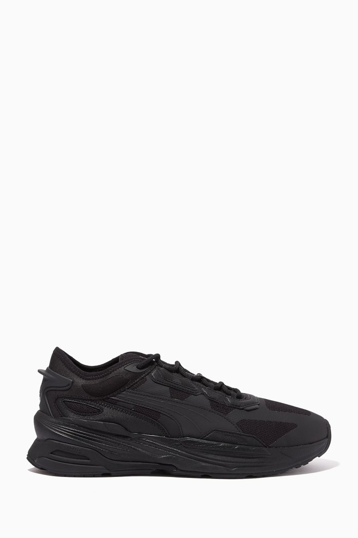 Extent Nitro Sneakers in Mesh & Textile, Black