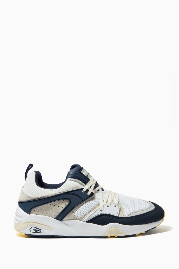 

Blaze of Glory PRM Sneakers in Mesh & Leather, White
