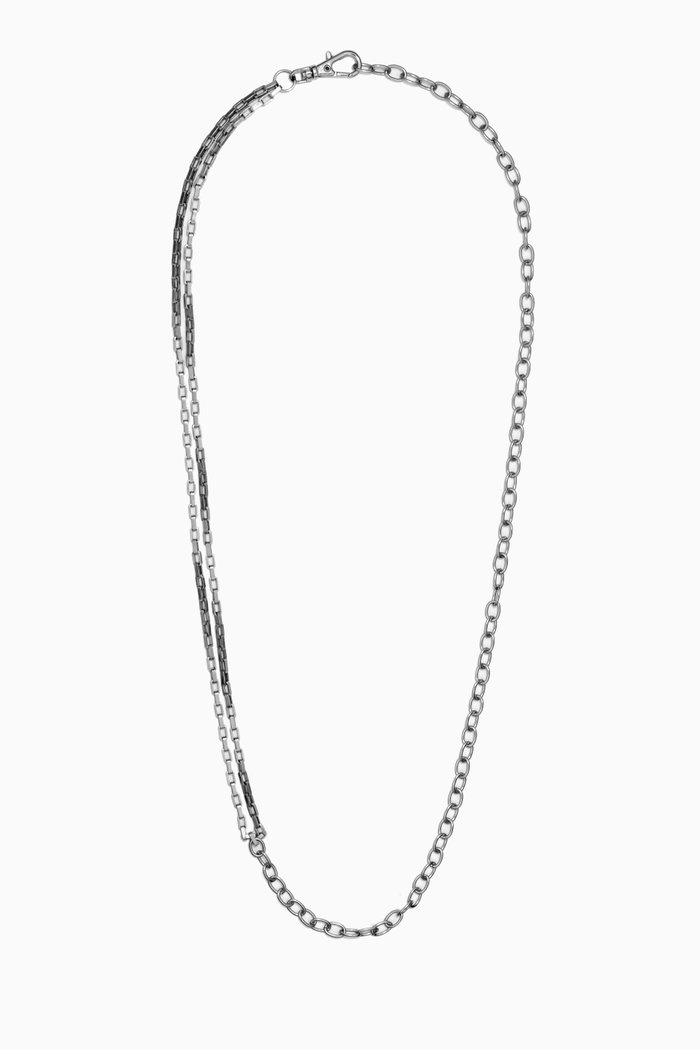 

The Harrison Double-wrap Bracelet in Silver Plating