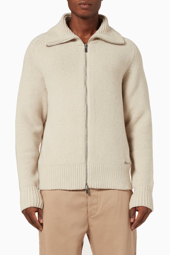 

Le Cardigan Meunier in Wool, Neutral
