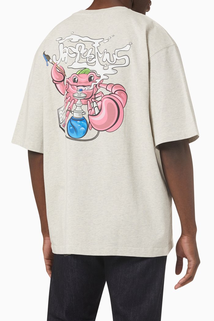 

Crab Logo T-shirt in Cotton-jersey, Grey