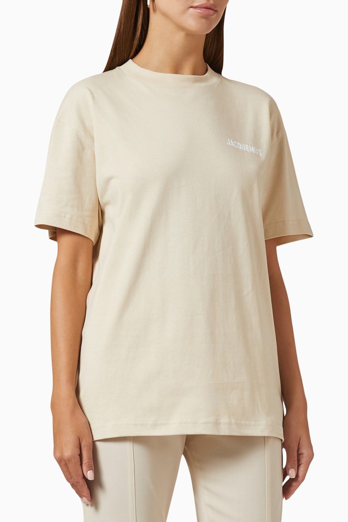 

Logo T-shirt in Cotton-jersey, Neutral