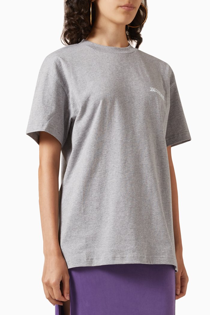 

Logo T-shirt in Cotton-jersey, Grey