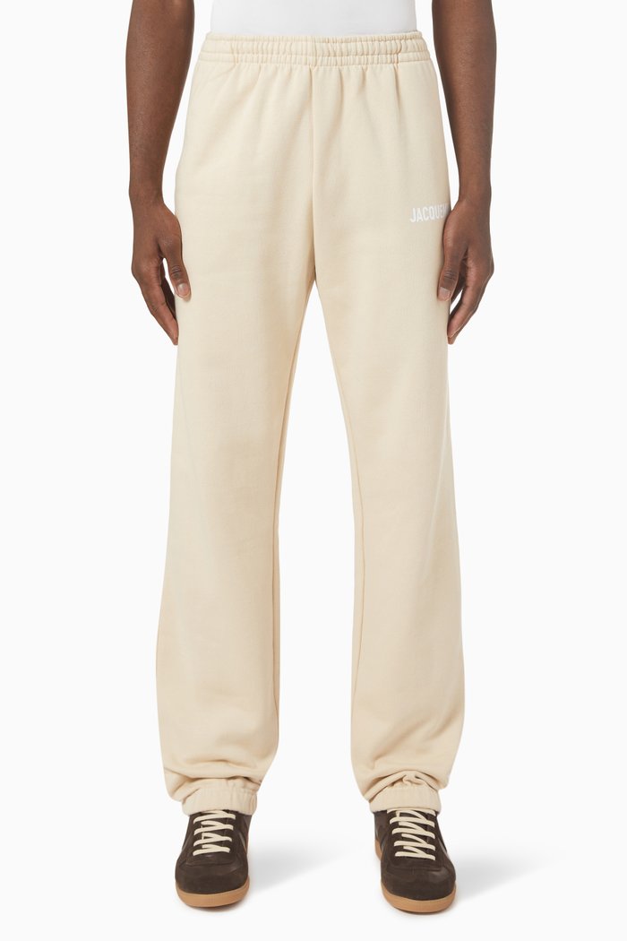 

Logo-print Mid-rise Sweatpants in Cotton, Neutral