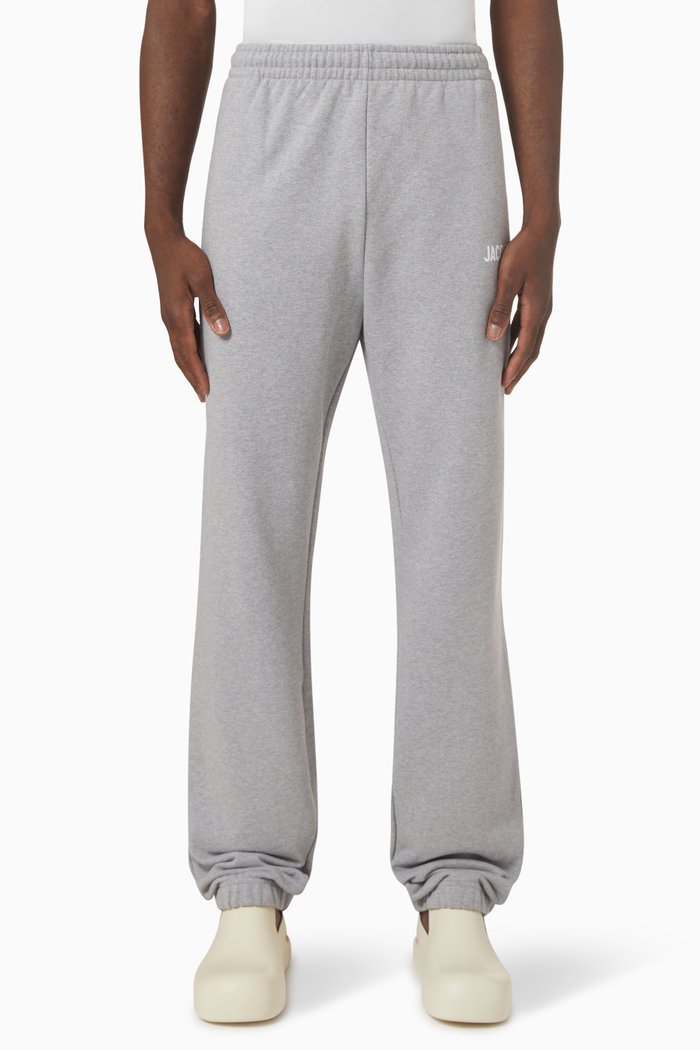 

Logo-print Mid-rise Sweatpants in Cotton, Grey