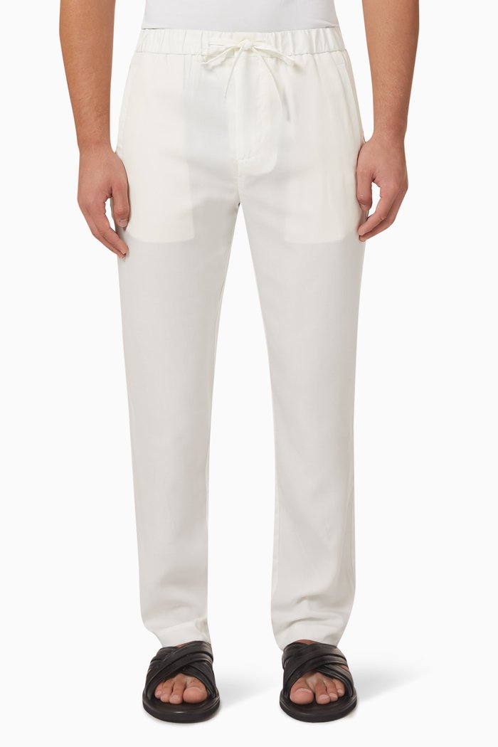 

Oscar Chinos in Linen and Tencel Blend, Neutral