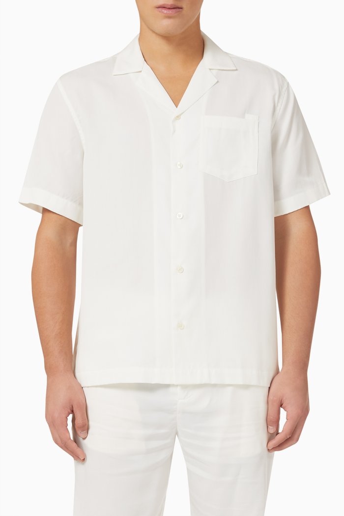 

Angelo Shirt in Tencel, Neutral