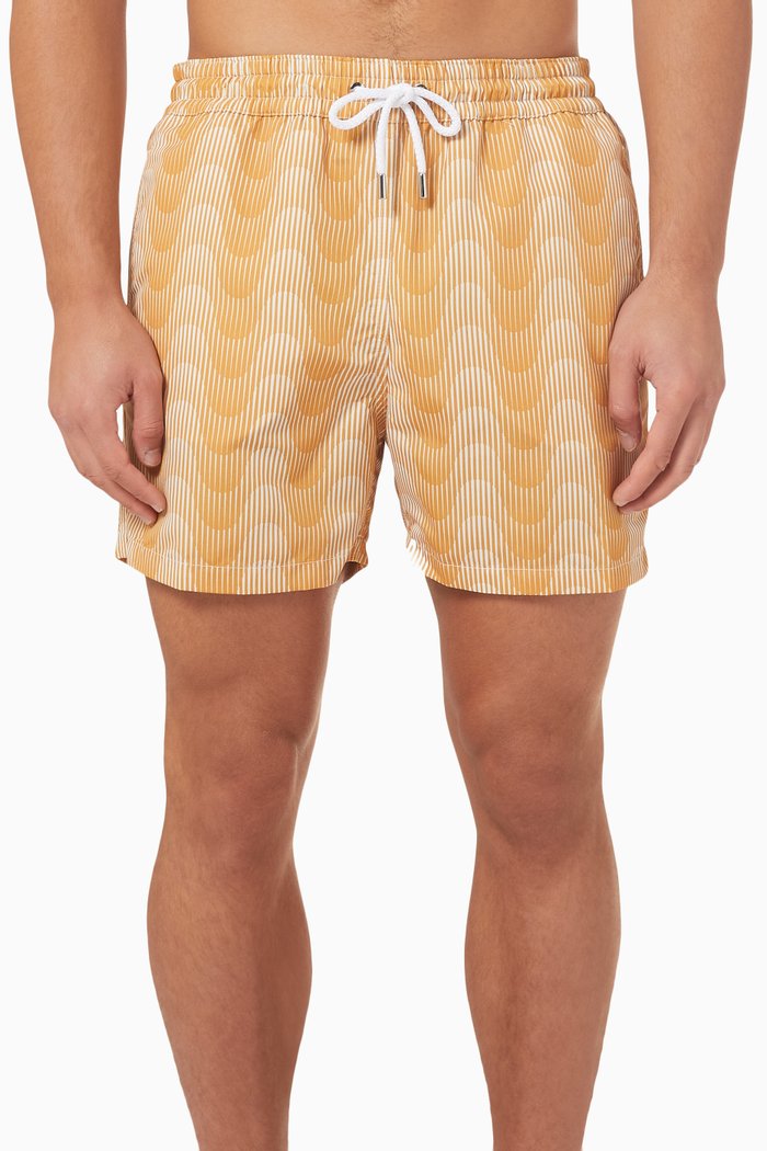 

Sport Swim Shorts in Quick-dry Nylon, Gold