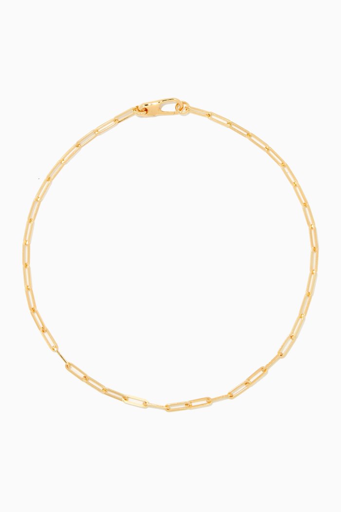 

Carabiner Link Necklace in Yellow Gold Vermeil