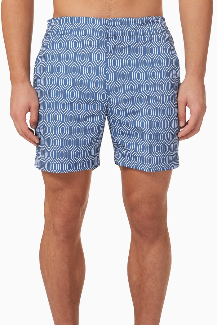 

Classic Swim Shorts in Eco Luna Nylon, Blue