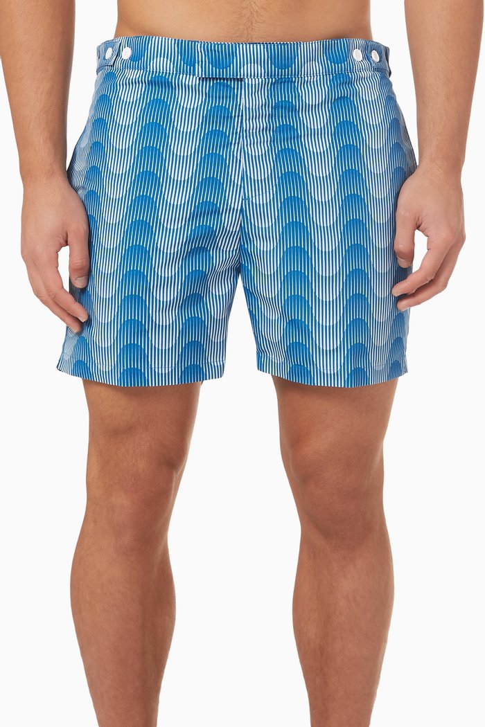 

Tailored Swim Shorts in Recycled ECO LUNA, Blue