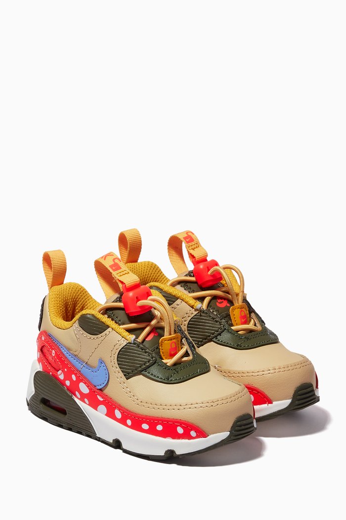 

Air Max 90 Toggle SE Sneakers in Leather, Red