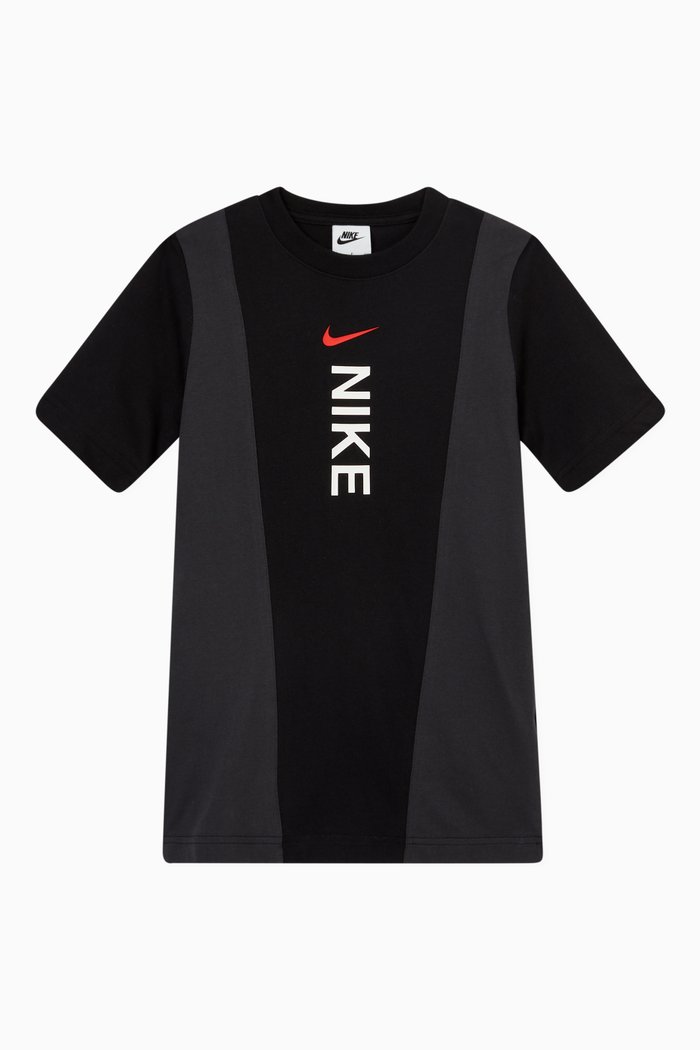 

Logo Print T-shirt in Jersey, Black