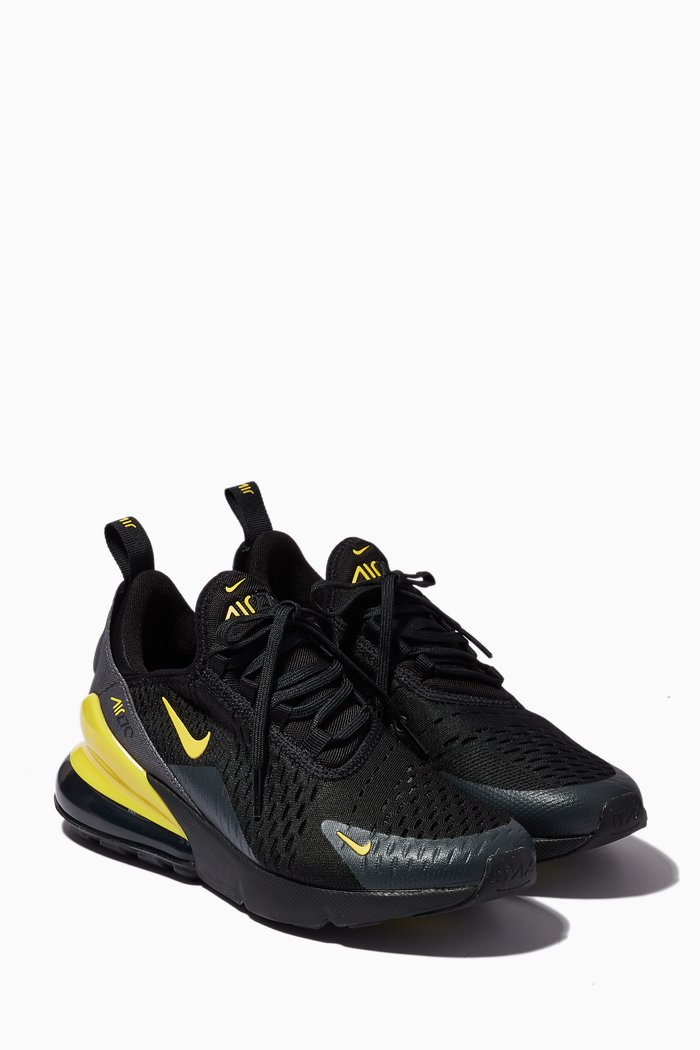 

Air Max 270 Sneakers in Knit Textile, Black