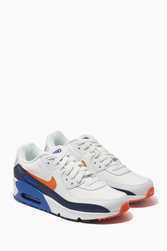 

Air Max 90 LTR Sneakers in Leather, White