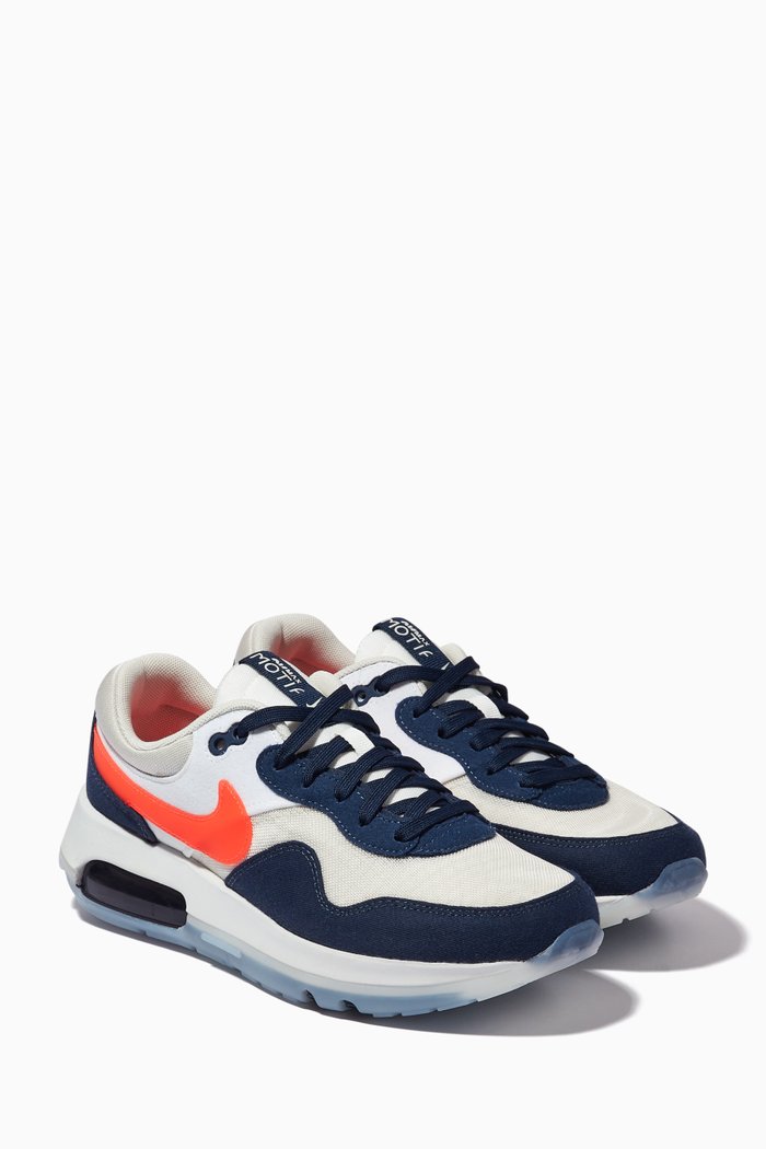 

Air Max Motif Sneakers in Suede & Textile, Blue