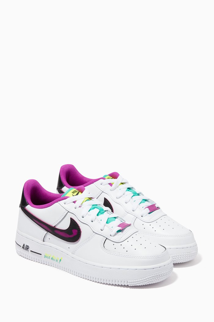 

Air Force 1 LV8 Sneakers in Leather, White