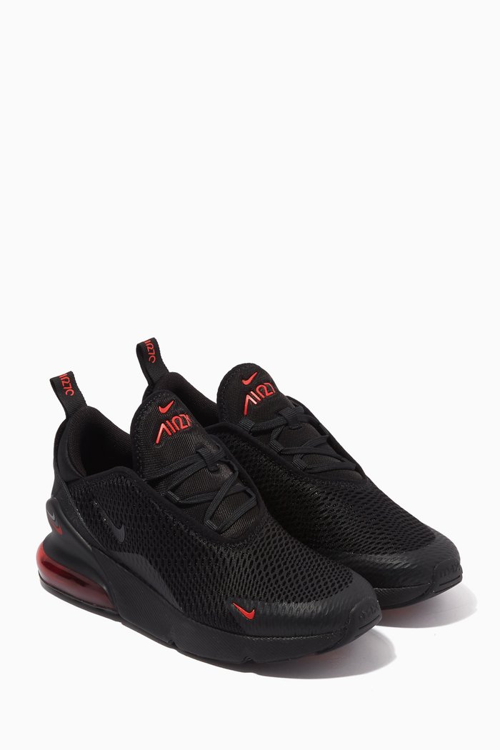 

Air Max 270 Sneakers in Knit Mesh, Black